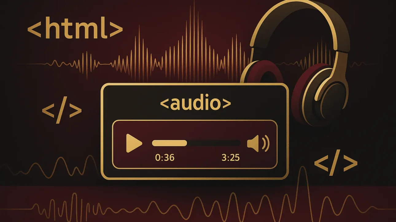 تگ audio تگ audio