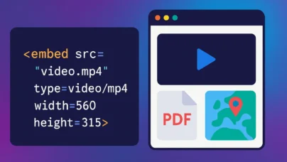 تگ embed