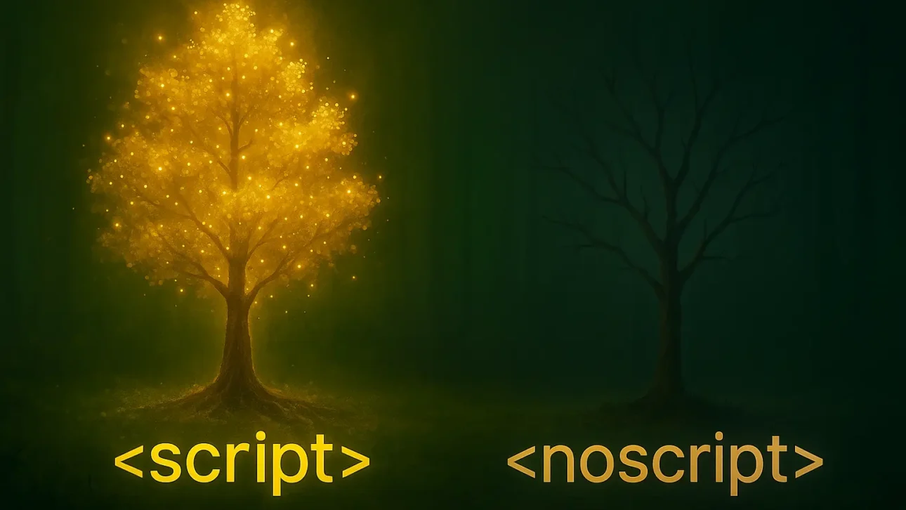 تگ script و تگ noscript