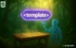 جلسه پنجاه و چهارم: آموزش کامل تگ template در HTML