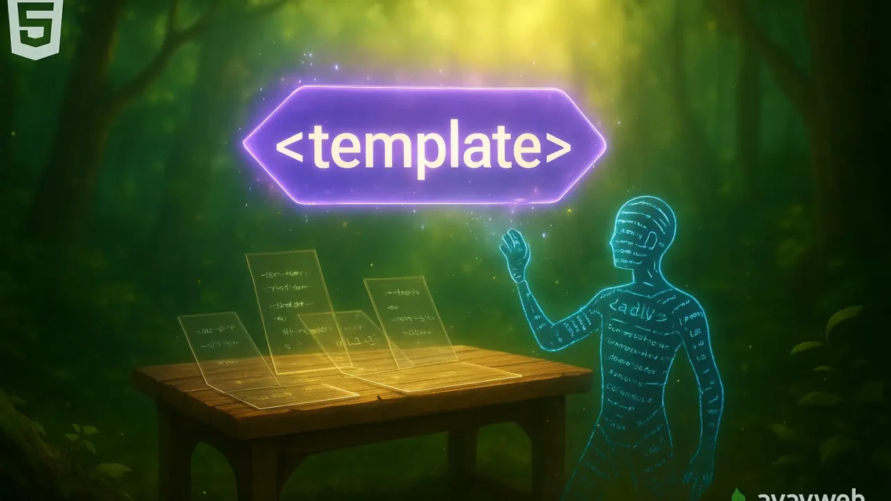 تگ template