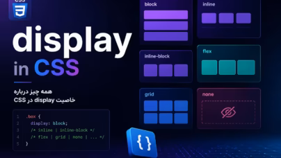 آموزش کامل display در CSS
